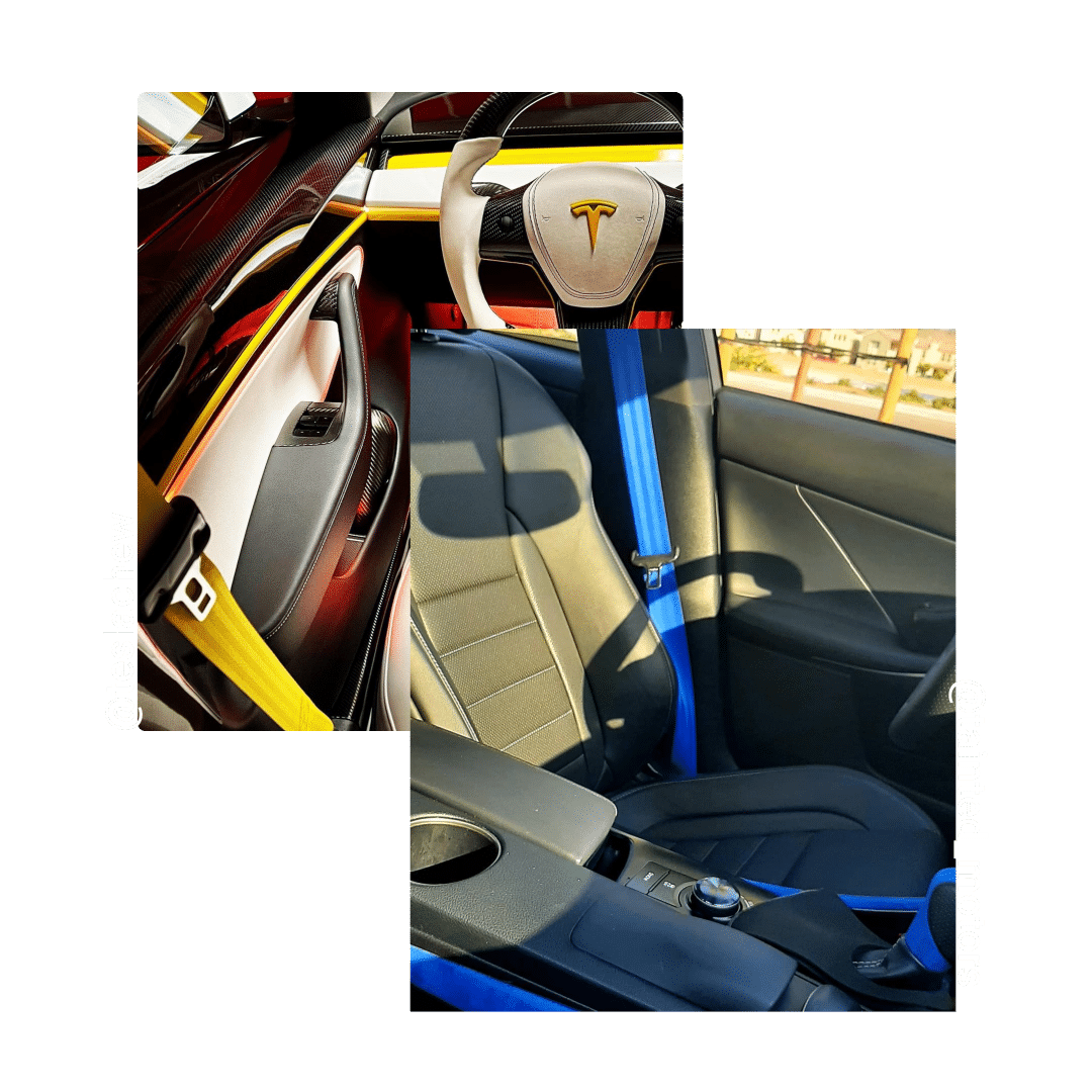 hero image - color seat belts